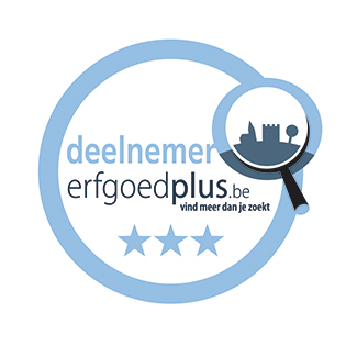 Label voor een deelnemer van Erfgoedplus.be