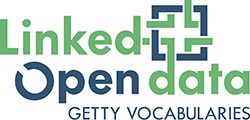 Logo Linked Open Data van de Getty vocabularies.